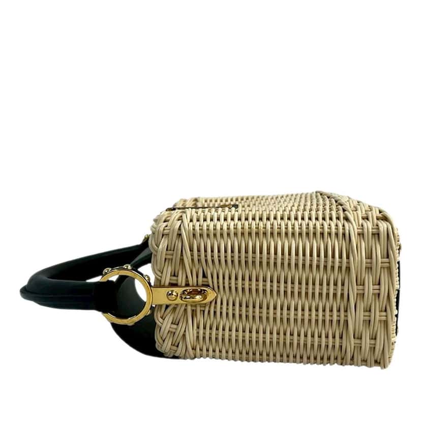 Louis Vuitton Mini Rattan and Smooth Calfskin Capucines Brown Very good condition - Box View