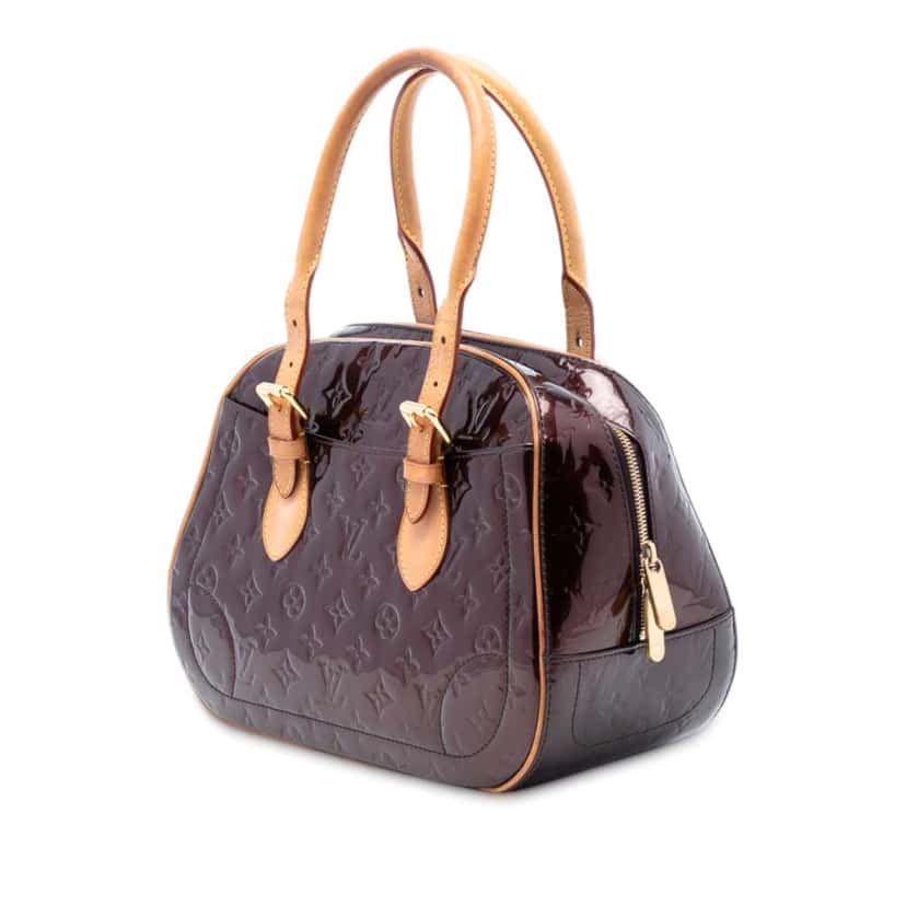 Louis Vuitton Monogram Vernis Summit Drive Purple Leather Very good condition - Back View