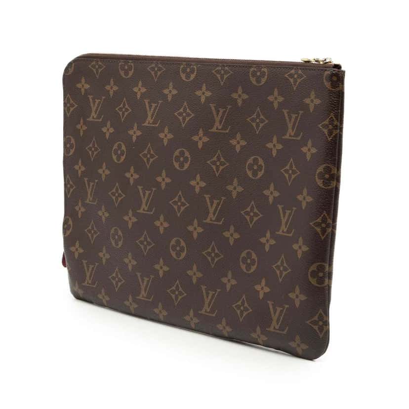 Louis Vuitton Monogram Etui Voyage MM Brown Very good condition - Back View