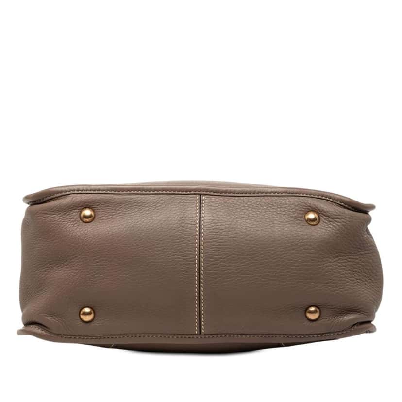 Prada Cervo Open Convertible Tote Brown Leather Very good condition - Inside View