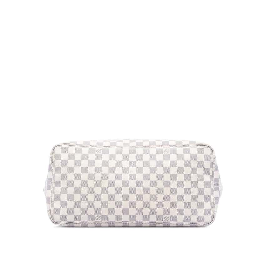 Louis Vuitton Damier Azur Neverfull GM White Very good condition - Inside View