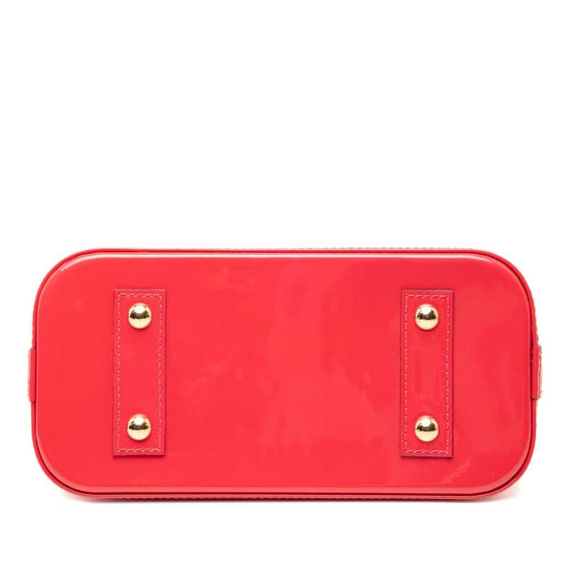 Louis Vuitton Monogram Vernis Alma BB Pink Leather Very good condition - Inside View