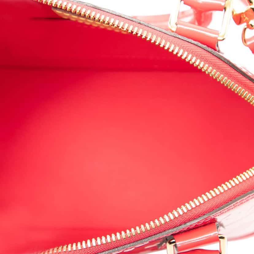 Louis Vuitton Monogram Vernis Alma BB Pink Leather Very good condition - Model View