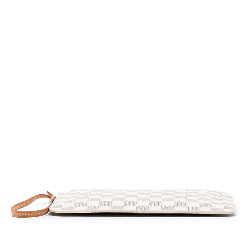 Louis Vuitton Damier Azur Neverfull MM Pouch White Very good condition - Inside View