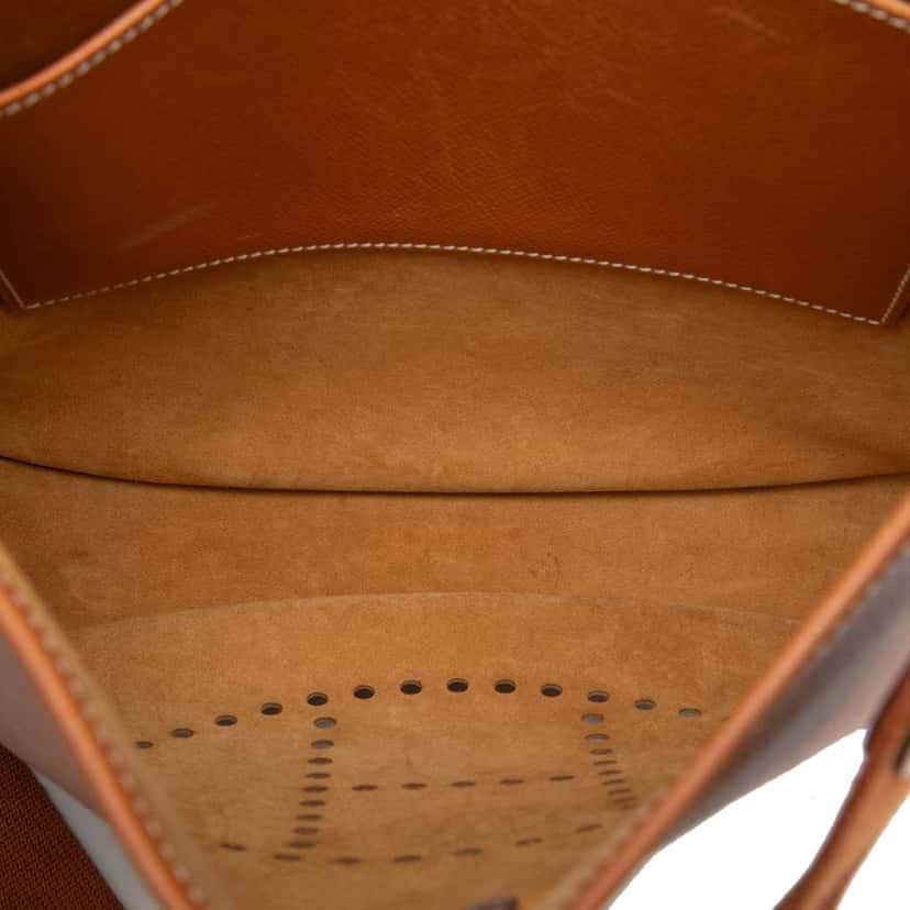 Hermès Epsom Evelyne PM Brown Leather Very good condition - Model View