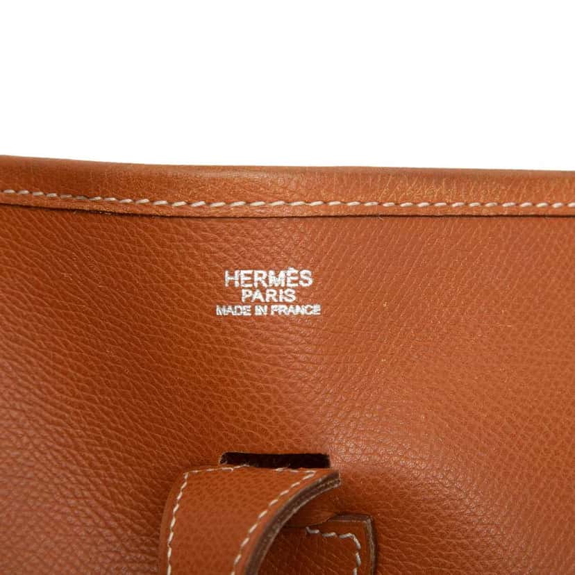 Hermès Epsom Evelyne PM Brown Leather Very good condition - Box View