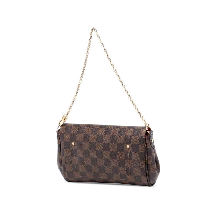 Louis Vuitton Damier Ebene Favorite PM Brown Very good condition - Back View