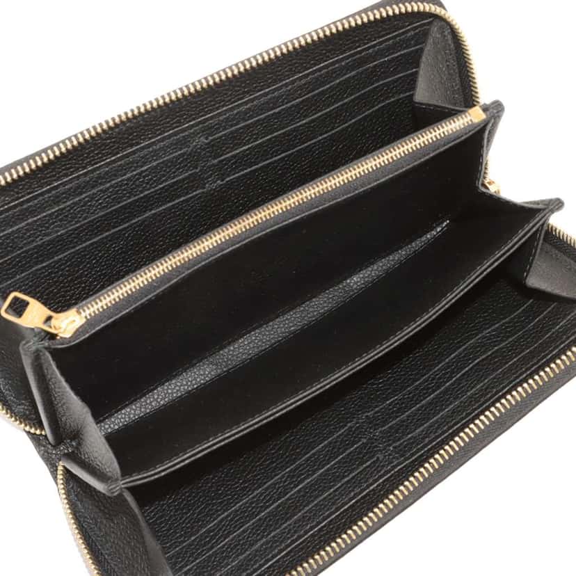 Louis Vuitton Monogram Empreinte Bicolor Zippy Long Wallet Black Leather Very good condition - Inside View