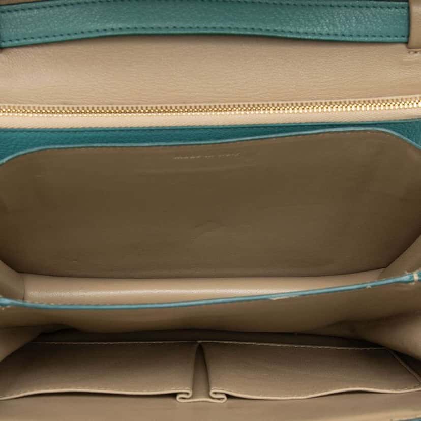 Celine Medium Calfskin Classic Box Blue Leather Very good condition - Model View