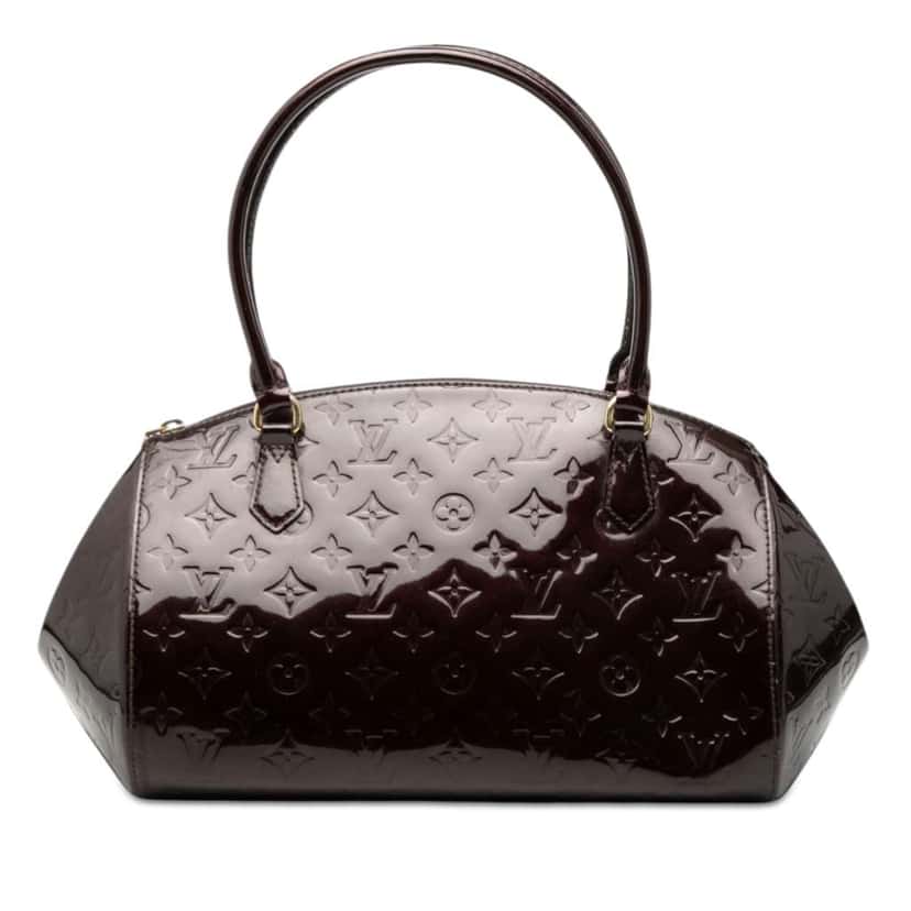 Louis Vuitton Monogram Vernis Sherwood GM Purple Leather Very good condition - Front View