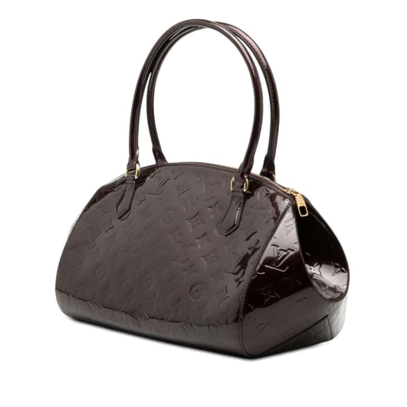 Louis Vuitton Monogram Vernis Sherwood GM Purple Leather Very good condition - Back View