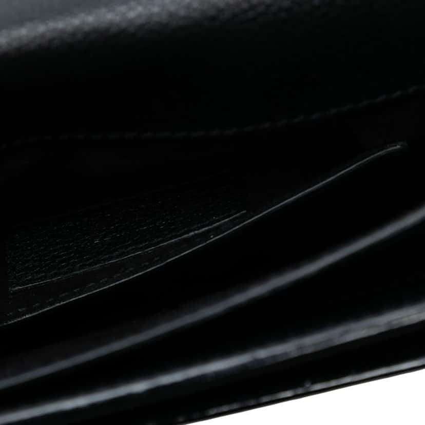 Saint Laurent Medium Grained Calfskin Monogram Sunset Crossbody Black Leather Very good condition - Model View