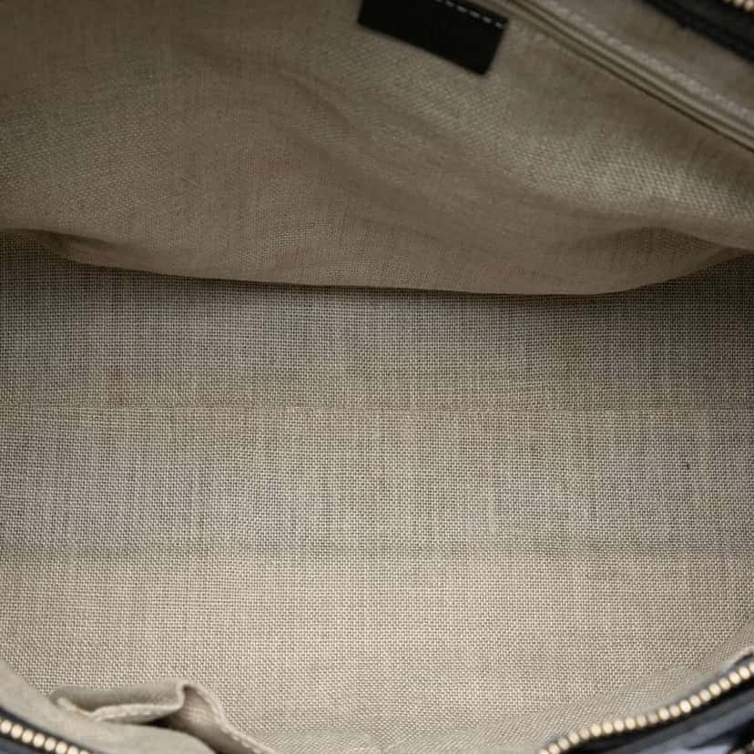 Gucci Leather Bamboo Tassel Satchel Black Leather Very good condition - Model View