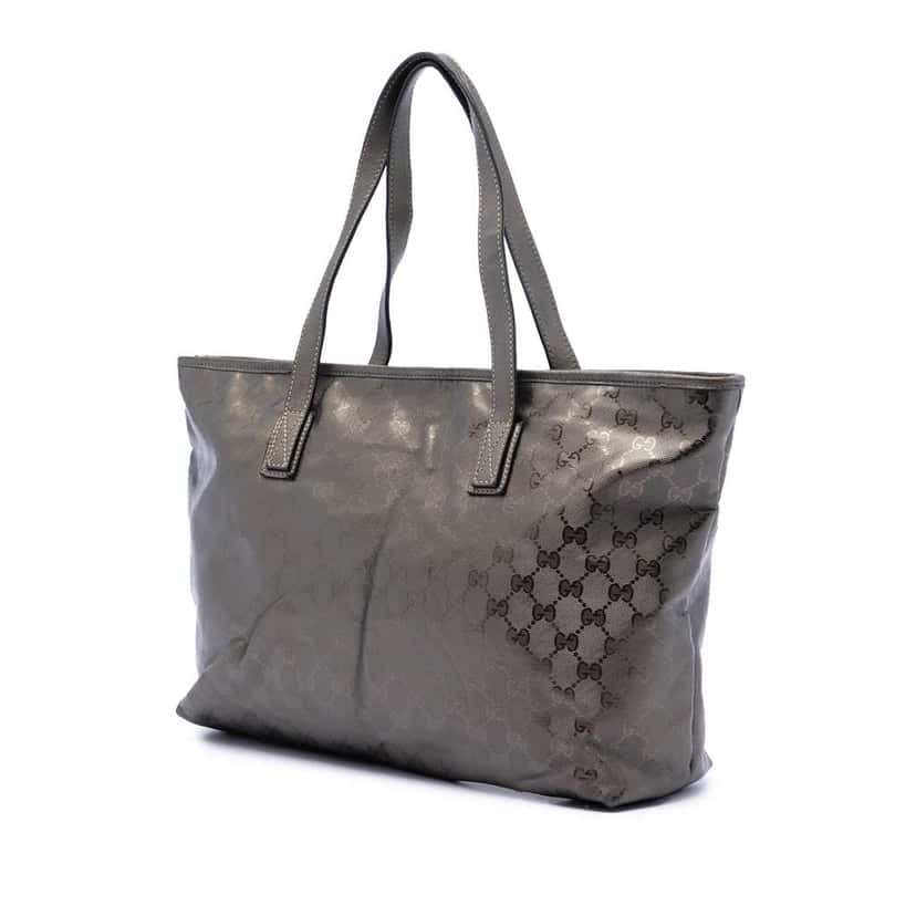 Gucci GG Imprime Tote Brown Canvas Good condition - Back View