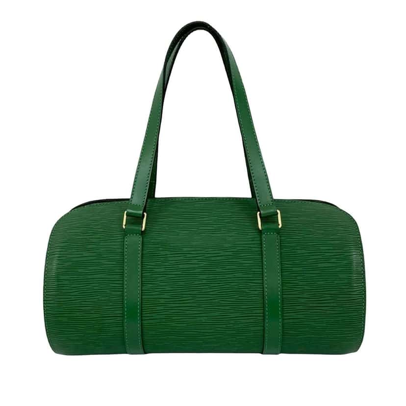 Louis Vuitton Epi Soufflot Green Leather Very good condition - Back View