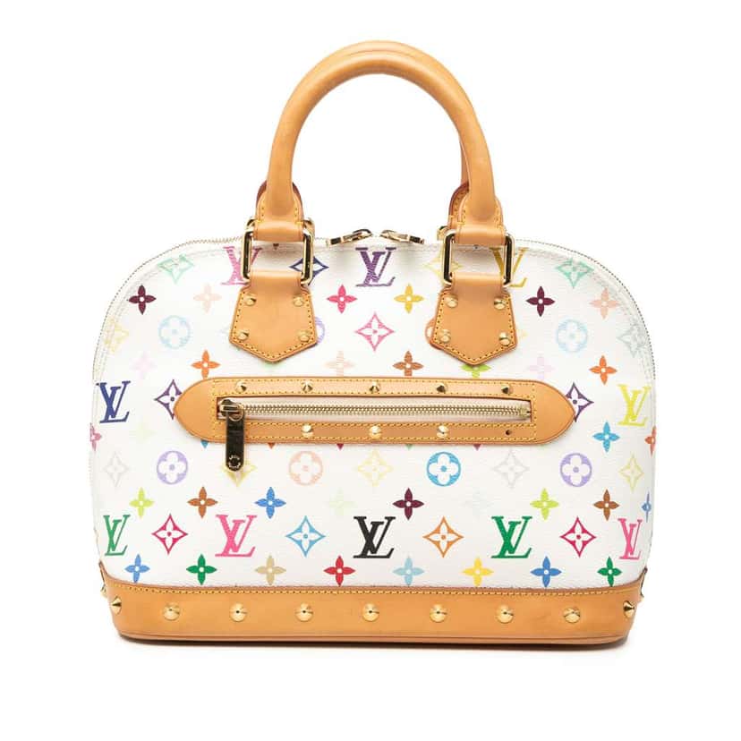 Louis Vuitton Monogram Multicolore Alma PM White Very good condition - Front View