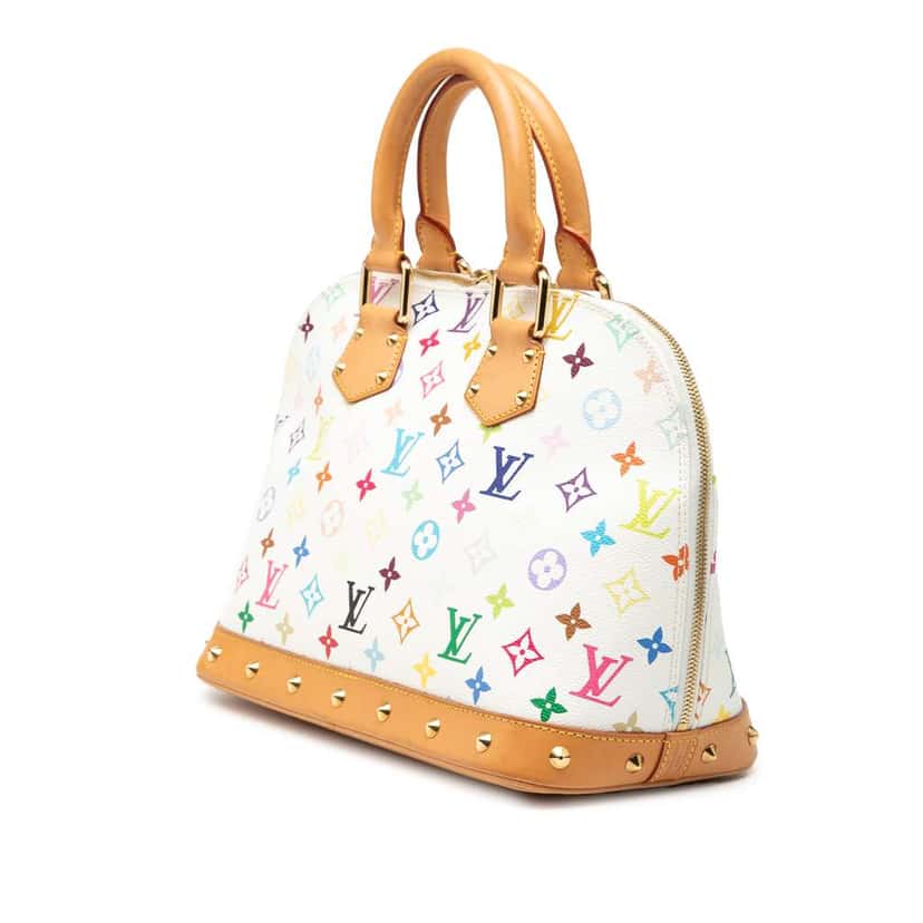 Louis Vuitton Monogram Multicolore Alma PM White Very good condition - Back View