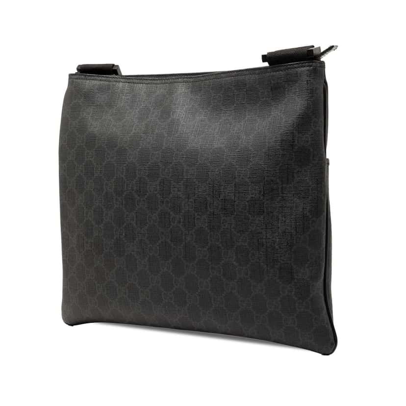 Gucci GG Supreme Crossbody Black Canvas Very good condition - Back View