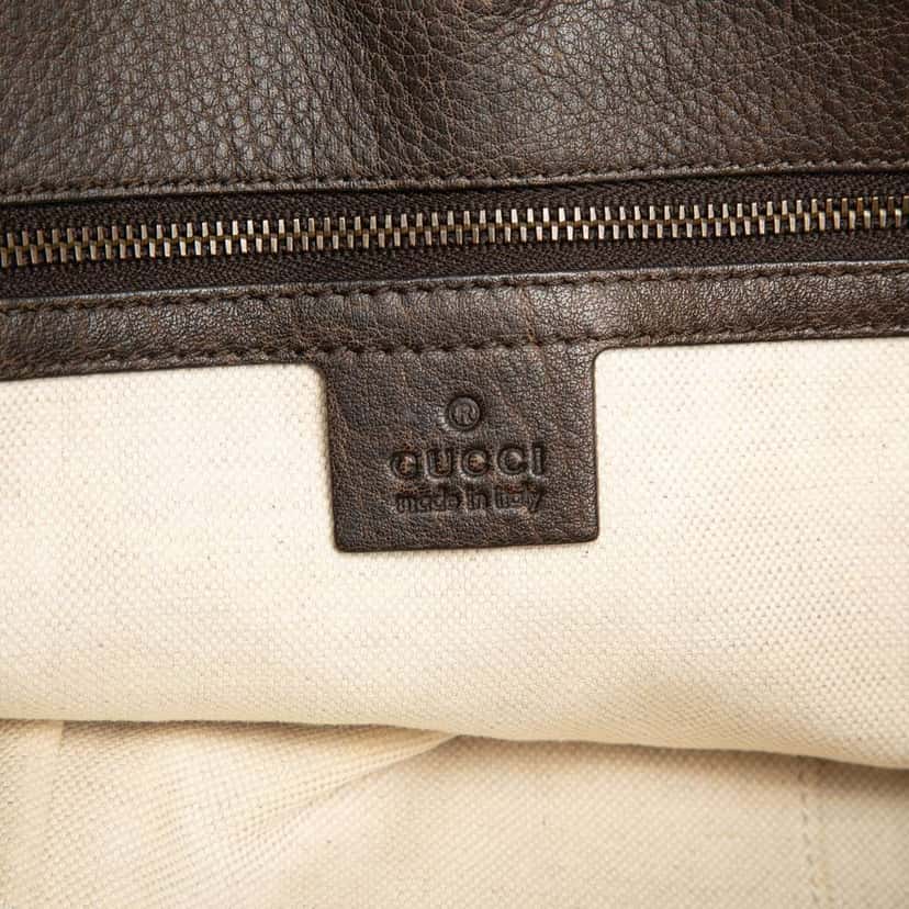 Gucci GG Canvas Laidback Crafty Tote Brown Canvas Good condition - Box View