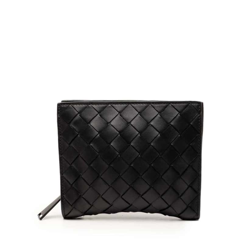 Bottega Veneta Intrecciato Trimmed Nylon Eco Tote Green Very good condition - Box View