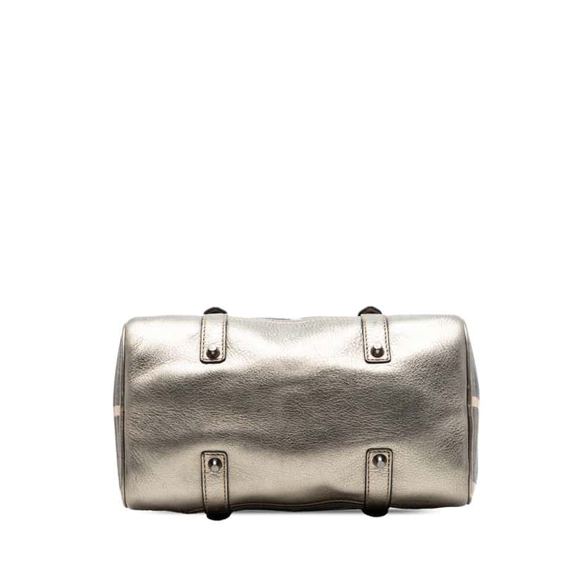 Burberry Smoke Check Canvas Boston Bag Brown Canvas Very good condition - Inside View