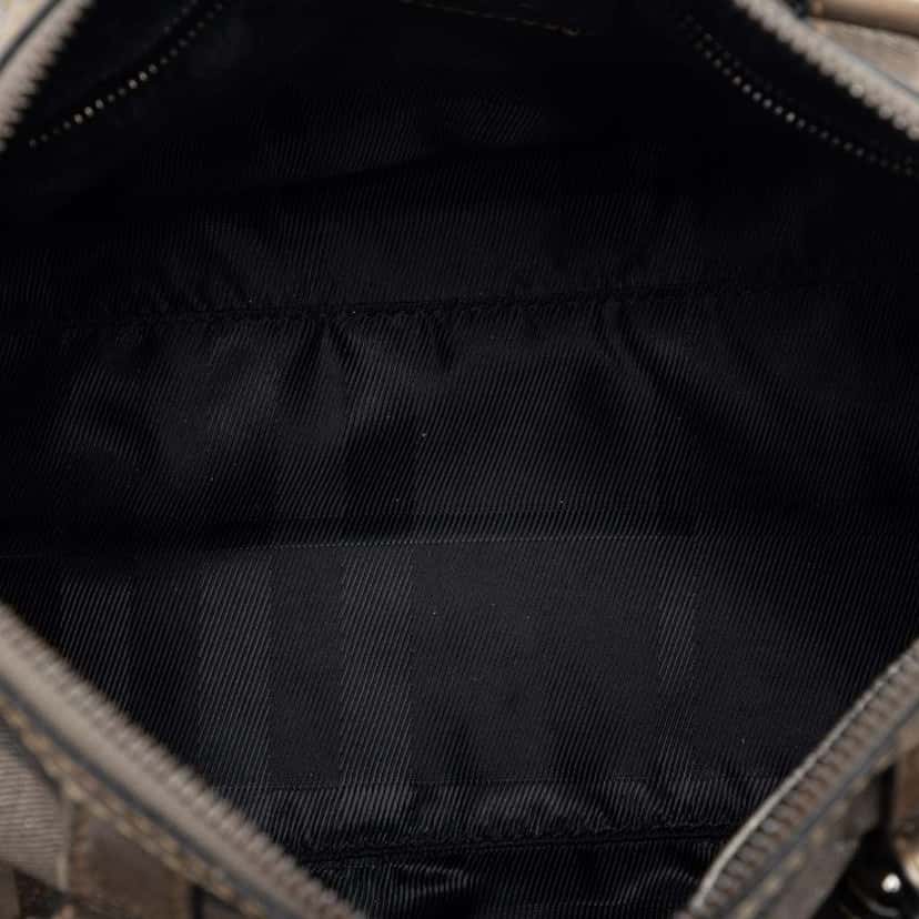 Burberry Smoke Check Canvas Boston Bag Brown Canvas Very good condition - Model View