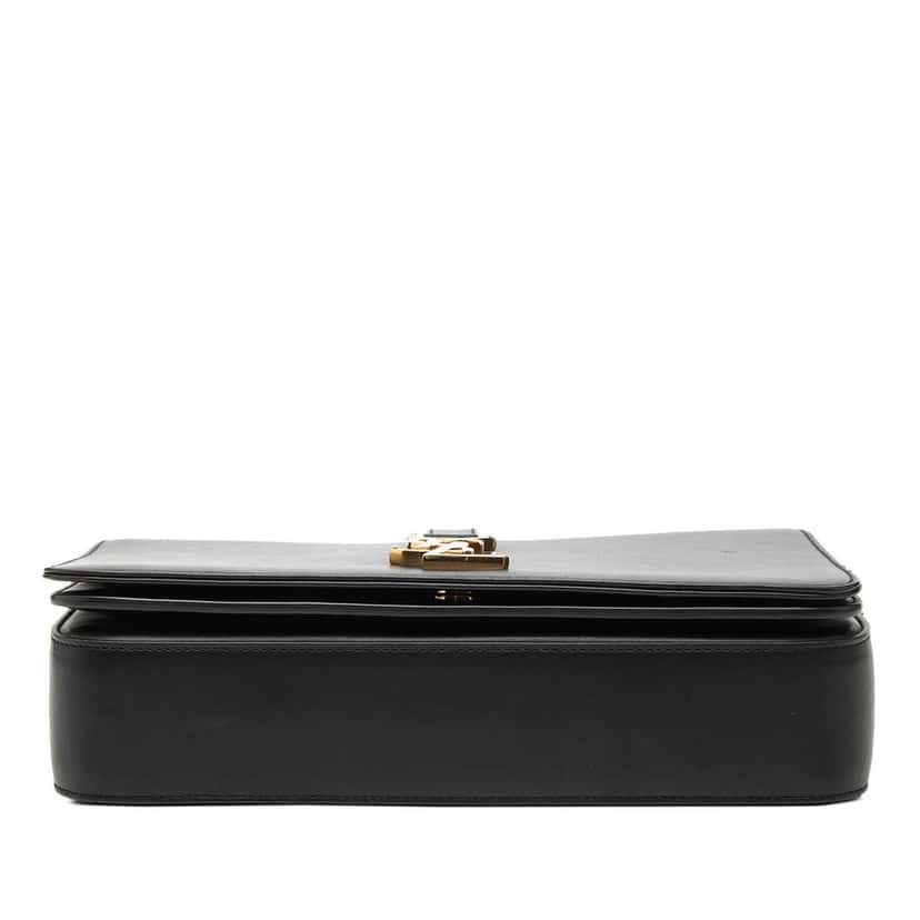 Saint Laurent Medium Leather Monogram Universite Bag Black Leather Very good condition - Inside View