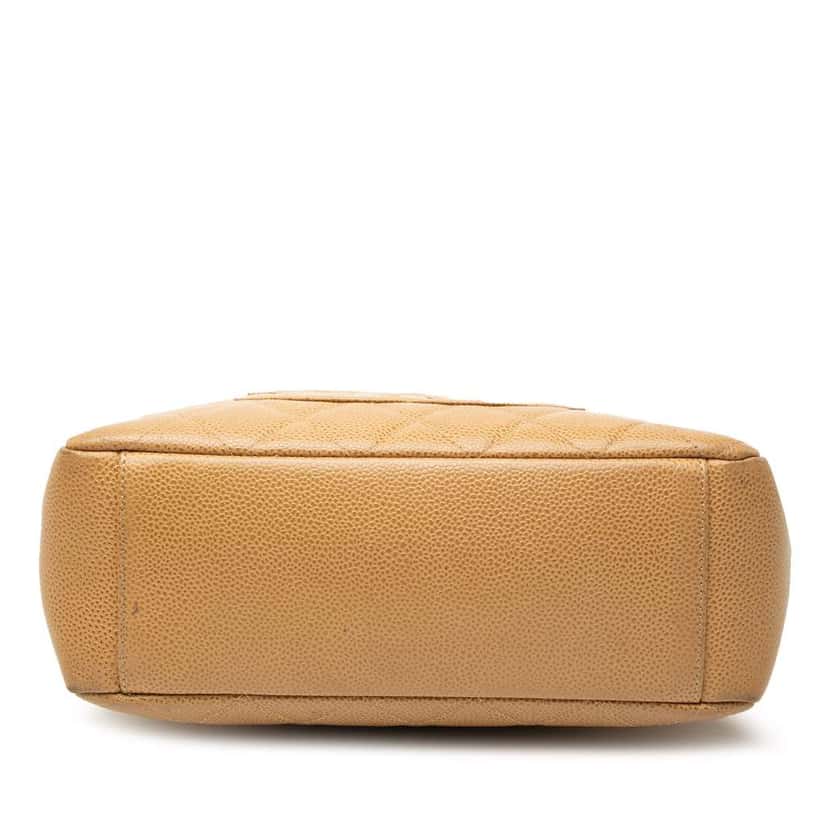 Chanel Caviar Petite Shopping Tote Brown Leather Very good condition - Inside View