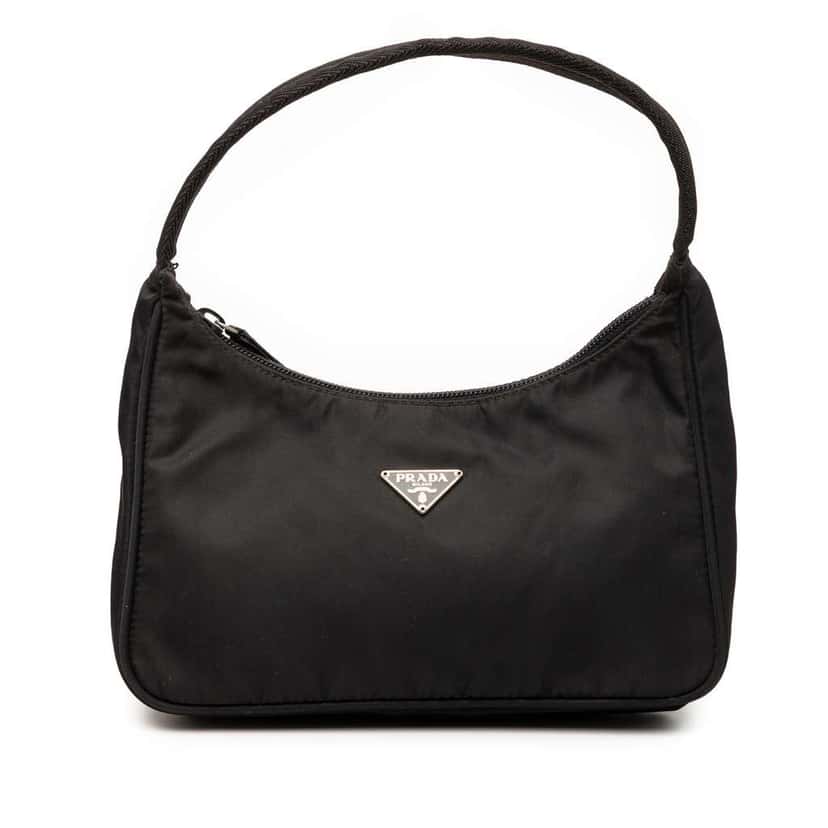 Prada Mini Tessuto Sport Shoulder Bag Black Very good condition - Front View