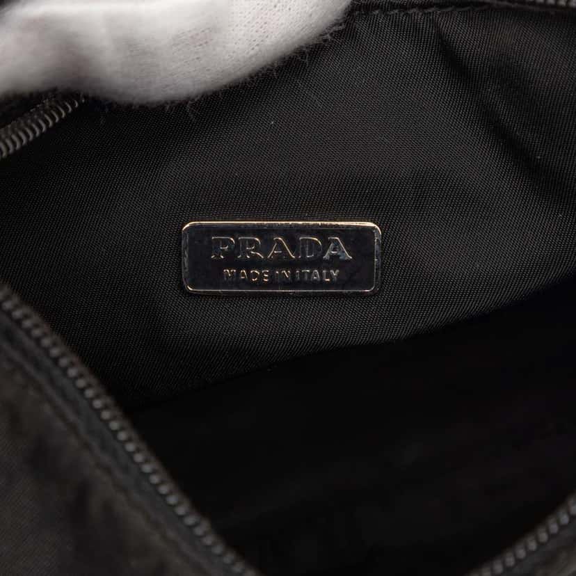 Prada Mini Tessuto Sport Shoulder Bag Black Very good condition - Box View
