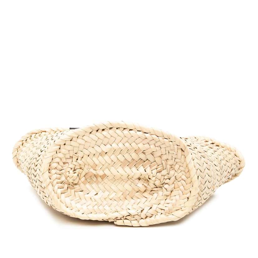 Loewe Small Raffia Anagram Basket Tote Brown Very good condition - Inside View