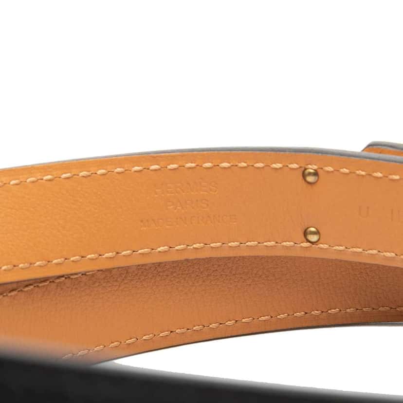 Hermès Epsom Kelly 18 Belt Black Leather Good condition - Model View