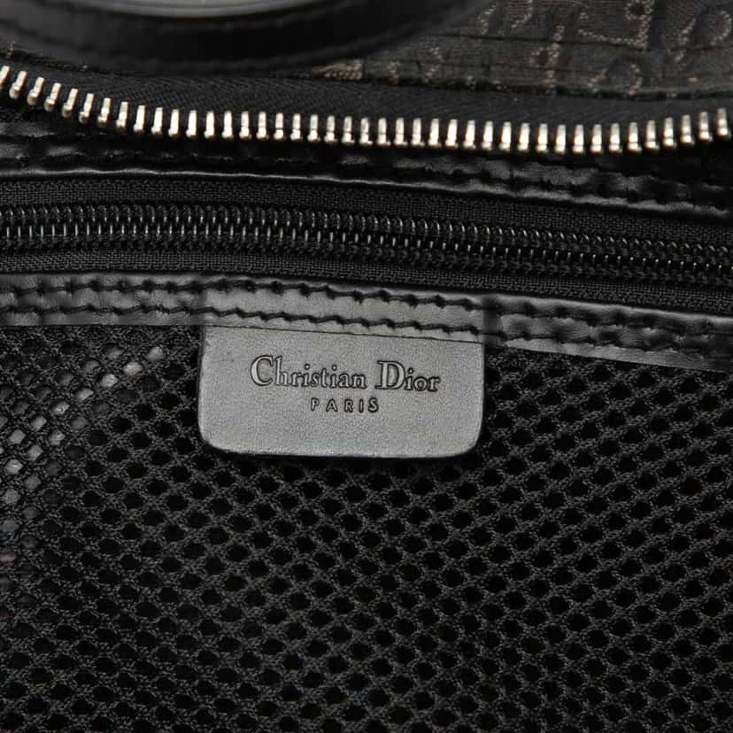 Dior Diorissimo Trotter Canvas Handbag Black Canvas Very good condition - Box View