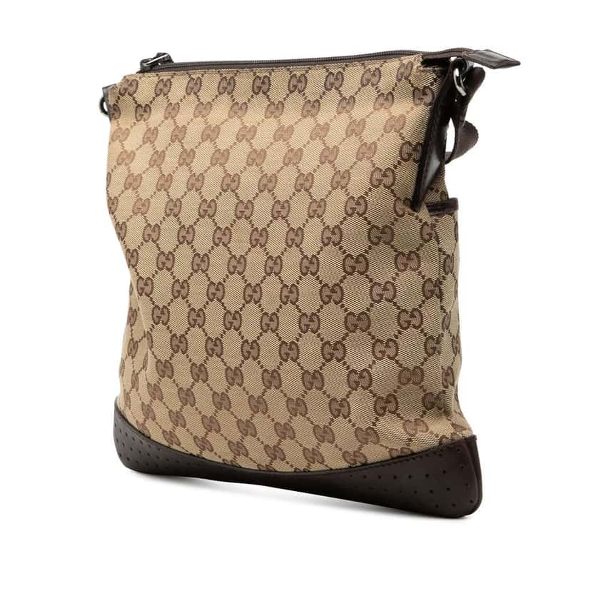 Gucci GG Canvas Crossbody Beige Very good condition - Back View