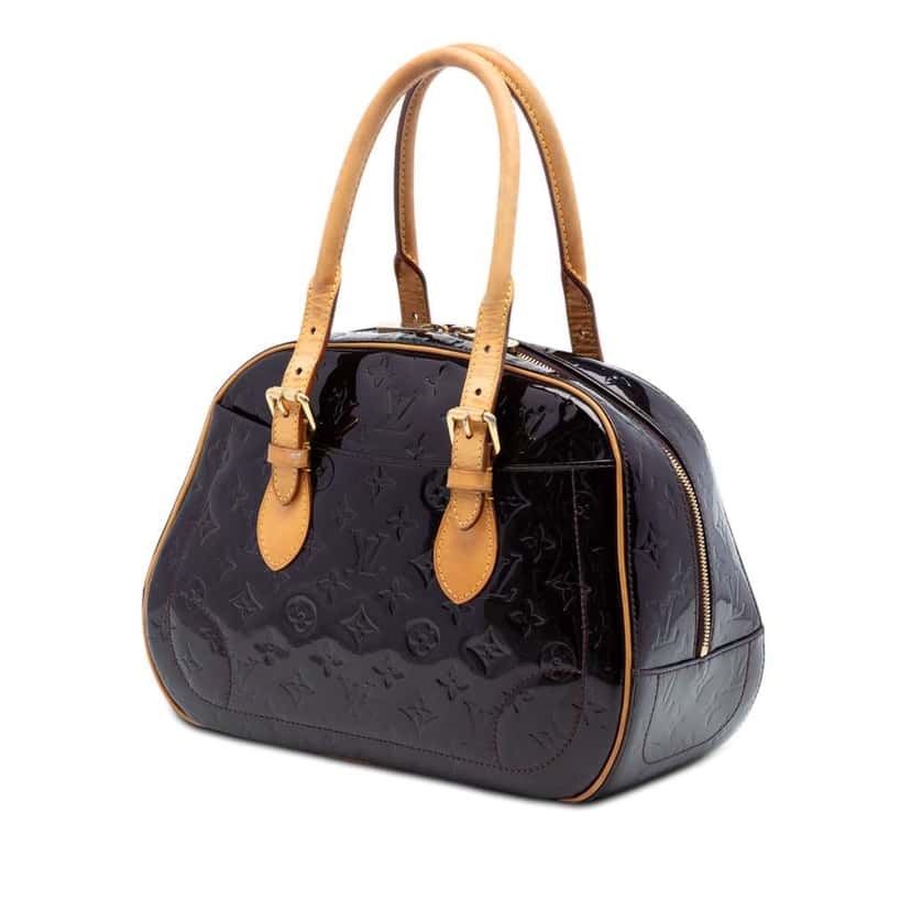 Louis Vuitton Monogram Vernis Summit Drive Purple Leather Very good condition - Back View