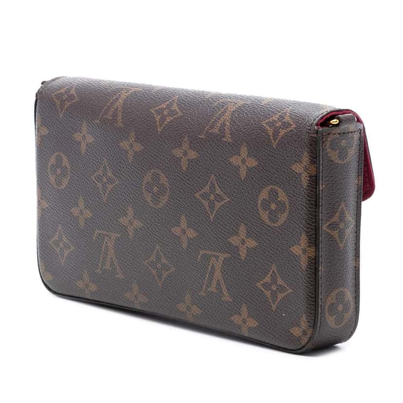 Louis Vuitton Monogram Pochette Felicie Brown Very good condition - Back View