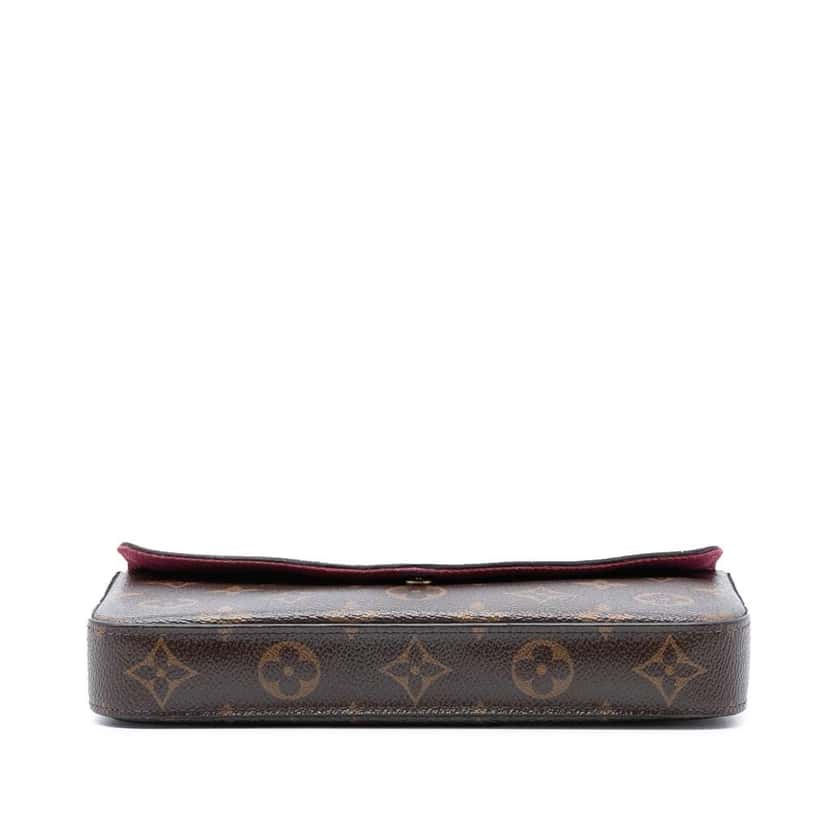 Louis Vuitton Monogram Pochette Felicie Brown Very good condition - Inside View