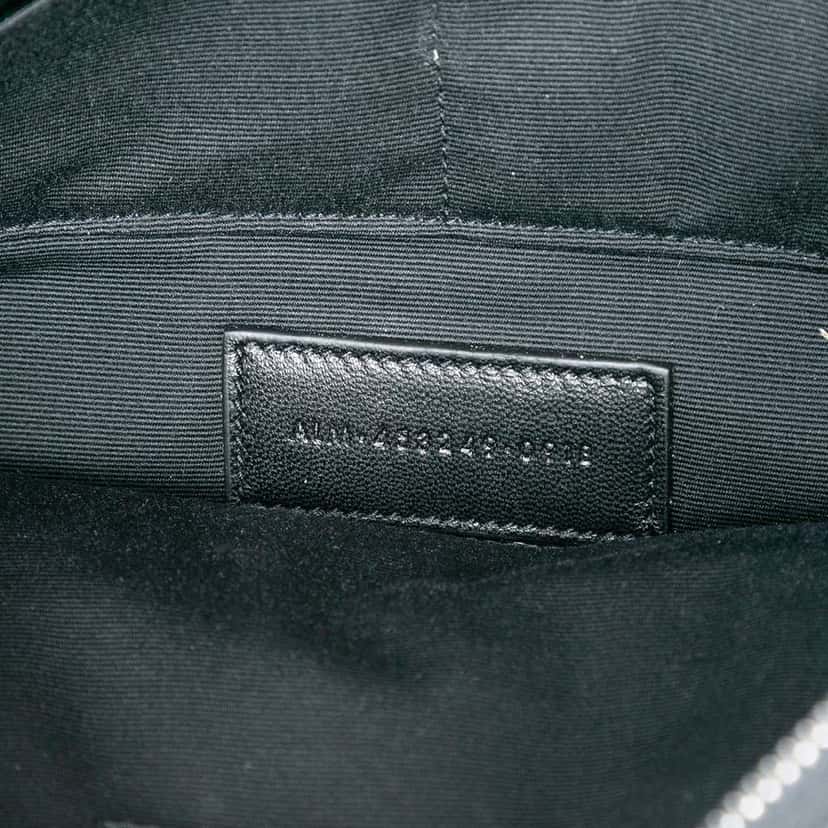 Saint Laurent Leather Monogram Ipad Case Black Leather Good condition - Box View