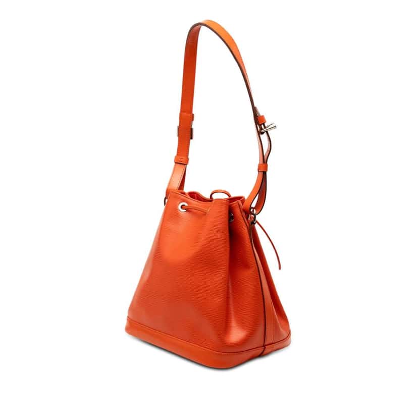 Louis Vuitton Epi Petit Noe Orange Leather Good condition - Back View
