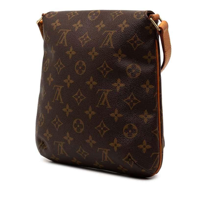 Louis Vuitton Monogram Musette Salsa PM Long Strap Brown Good condition - Back View