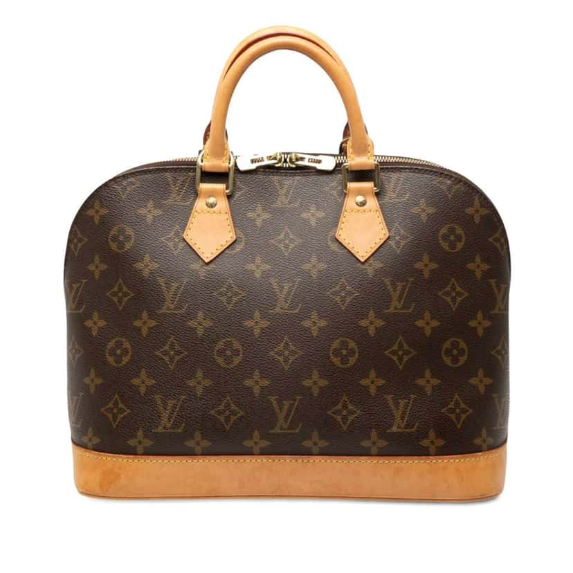 Louis Vuitton Monogram Alma PM Brown Good condition - Front View