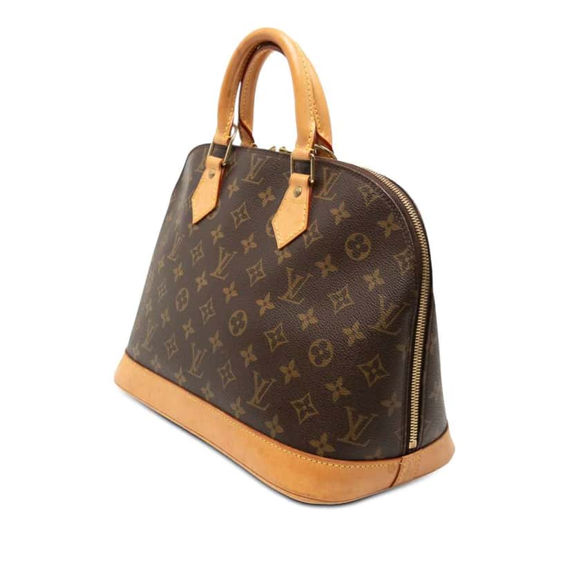 Louis Vuitton Monogram Alma PM Brown Good condition - Back View