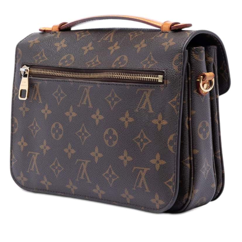 Louis Vuitton Monogram Pochette Metis Brown Good condition - Back View