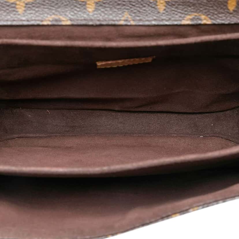 Louis Vuitton Monogram Pochette Metis Brown Good condition - Model View