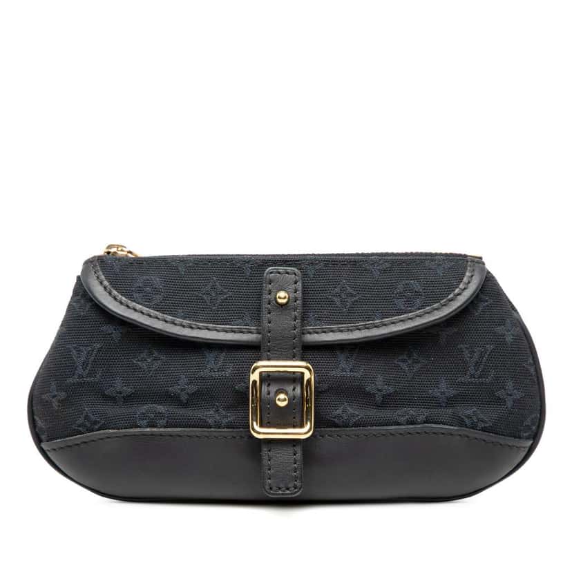 Louis Vuitton Monogram Mini Lin Anne Sophie Pouch Blue Canvas Good condition - Front View