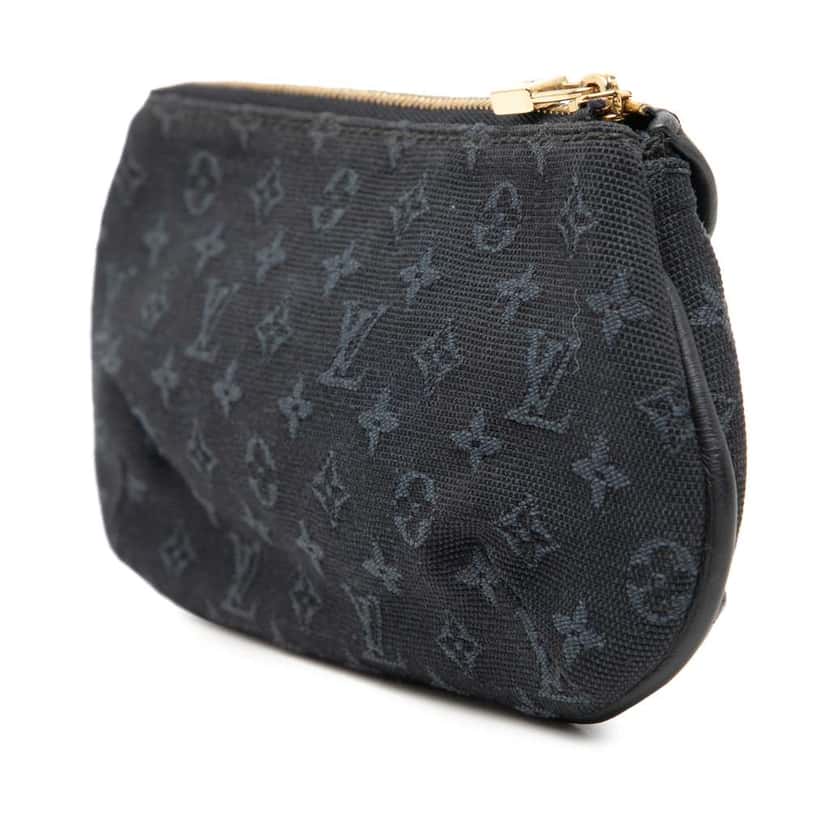 Louis Vuitton Monogram Mini Lin Anne Sophie Pouch Blue Canvas Good condition - Back View