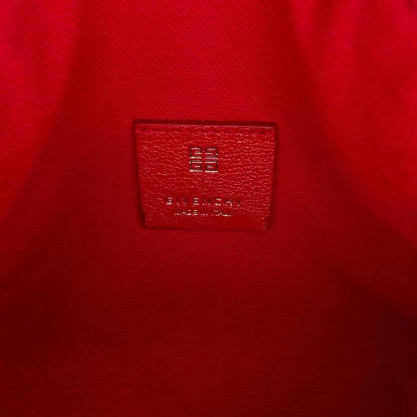 Givenchy Nano Leather Voyou Satchel Red Leather Very good condition - Box View