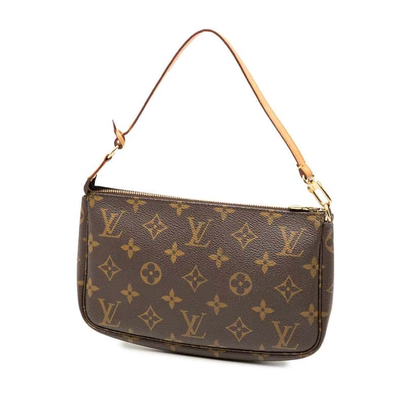 Louis Vuitton Monogram Pochette Accessoires Brown Good condition - Back View