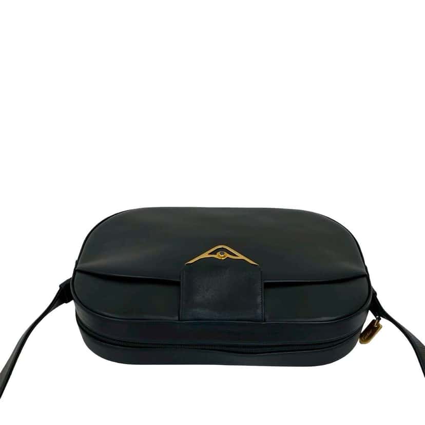 Cartier Leather Sapphire Line Crossbody Blue Leather Good condition - Model View