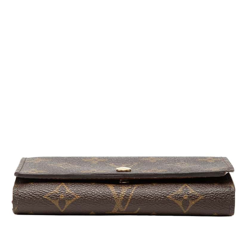 Louis Vuitton Monogram Porte Monnaie Tresor Wallet Brown Good condition - Inside View